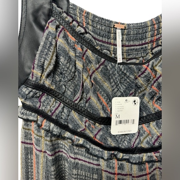 Nwt Free People Marley Plaid One-Piece Jumpsuit - Picture 9 of 13